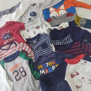 12 month long sleeve lot boy